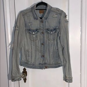 Destressed Demin Jacket